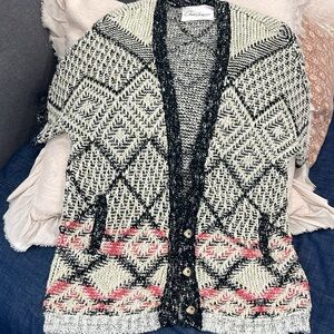 Beautiful CABI Provence Knit Cardigan Sweater! Short Sleeve. EUC style 202